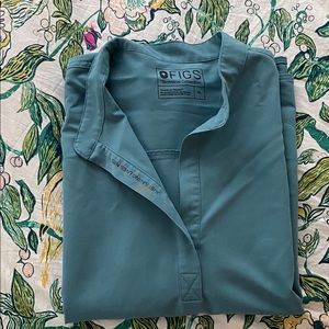 Rafaela Mandarin Collar FIGS Scrub Top